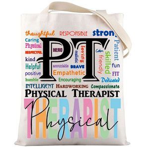 Physical Therapist Tote Bag Physical Therapy Gifts Pta Shoulder Bag Bag Pt :')